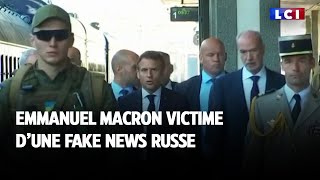 Emmanuel Macron victime dune fake news russe [upl. by Gillian]