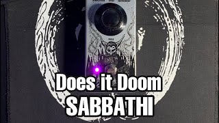 Does it Doom  SABBATHI Boosted Octave Fuzz [upl. by Noillimaxam889]