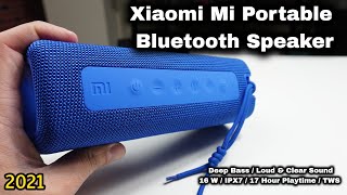 Mi Portable Bluetooth Speaker 16W Review  Sound amp Bass Test [upl. by Zindman172]