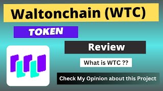 What is Waltonchain WTC Coin  Review About WTC Token [upl. by Asiled]