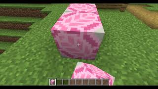 How to create pink glazed terracotta in Minecraft [upl. by Trygve244]