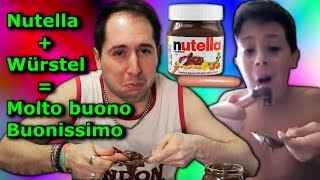 BAMBINO MANGIA WURSTEL E NUTELLA  PARODIA [upl. by Reichel]