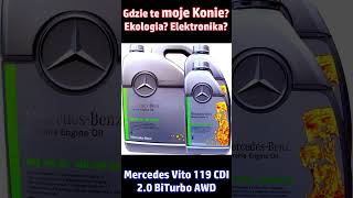 Gdzie te moje Konie Nowy Mercedes Vito 119 CDI Ekologia go zdławiła Może z programem coś nie tak [upl. by Ydnim]