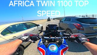 AFRICA TWIN 1100 POV FAST RIDE [upl. by Imuyam]