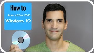 How to burn a CD burn a DVD or data disk using Windows 10 [upl. by Weibel600]