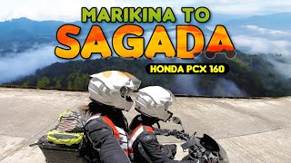 14 HOURS MARIKINA TO SAGADA  Honda PCX 160  Couple Ride [upl. by Selmner]