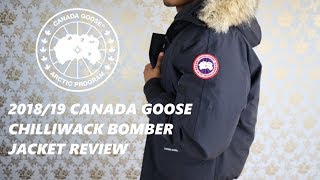 201819 Canada Goose Chilliwack Bomber Jacket Review [upl. by Idnil]