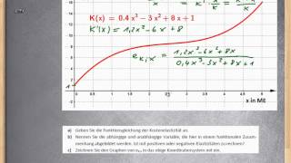 Elastizität berechnen  Elastizitätsfunktion aufstellen ★ Kostenelastizität Teil 1 [upl. by Arther458]