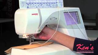 How to Use the Janome Couching Foot Set [upl. by Wallis827]