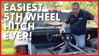 Blue Ox BXR2100 Install and Review Easy and Lightweight Fifth Wheel Hitch [upl. by Nothgierc]