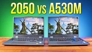 Best Budget Gaming Laptop GPU NVIDIA RTX 2050 vs Intel Arc A530M [upl. by Teik581]