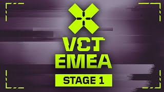 VCT EMEA Stage 1 2024  W1D2 [upl. by Silloh]