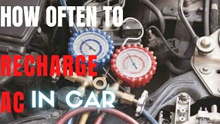 How To Recharge Car AC amp How Often Does Car AC Need to Be Recharged [upl. by Eleni]