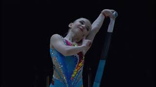 Stiliana Nikolova BUL Ribbon Final EUROPEAN RHYTHMIC GYMNASTICS CHAMPIONSHIPS  BAKU AZERBAIJAN [upl. by Ariel]