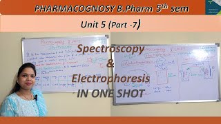 Spectroscopy amp Electrophoresis Their TYPES Part 6 UNIT5 Full explanation in hindi [upl. by Anelam]