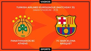 🔴 LIVE  ΠΑΝΑΘΗΝΑΪΚΟΣ AKTOR  ΜΠΑΡΤΣΕΛΟΝΑ  EUROLEAGUE  PANATHINAIKOS  BARCELONA  2232024 🔴 [upl. by Evatsug]