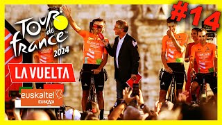 TOUR DE FRANCE 2024 La Vuelta con Euskaltel Euskadi 14 VRJUEGOS [upl. by Edyth]