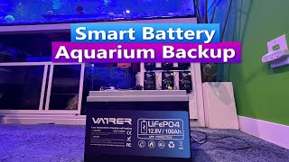 Smart Aquarium Backup Battery  VATRER POWER LifePo4 [upl. by Hagep]