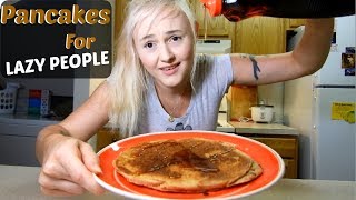 How To Make  Spelt Flour Pancakes EASY [upl. by Ynatterb881]