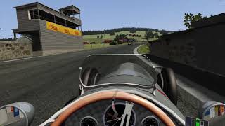 Assetto Corsa VR Wrecking out of the 1937 Belgian Grand Prix in the Mercedes W125 [upl. by Isla826]