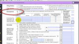 How to Fill Out your Income Tax Form 1040 [upl. by Ingles]