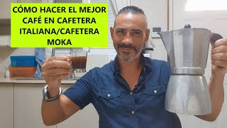 Cómo hacer el MEJOR CAFÉ EN CAFETERA MOKA Cómo hacer el MEJOR CAFÉ con cafetera ITALIANA [upl. by Ander]