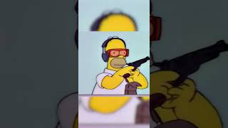 Homer At Shooting Range thesimpsons simpsons shorts [upl. by Hakim]