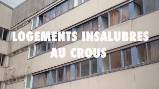 Logements insalubres au Crous [upl. by Lebasile]