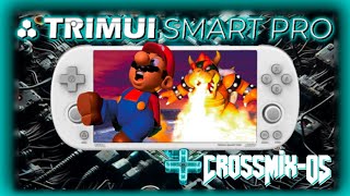 TrimUI Smart Pro w CrossMix OS This is the one to get  BEST Budget Handheld [upl. by Irianat271]