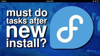 5 Things You MUST DO After Installing Fedora 35 [upl. by Llejk632]