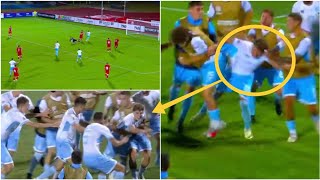 🔥San Marino amp Nicko Sensoli Crazy celebration after first EVER competitive win Against Liechtenstein [upl. by Agni107]