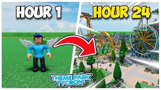 Making new rides and paths and shops in Theme park tycoon 2 3 [upl. by Olegnalehcim176]