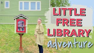 Little Free Libraries in Port Townsend  BOOK HAUL amp VLOG [upl. by Azrim]