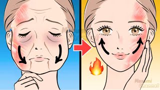 FACE LIFT EXERCISE FOR JOWLS LAUGH LINES DOUBLE CHIN EYE BAGS amp SLIM NECK🔥 [upl. by Lotson46]