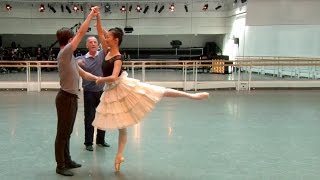 Frederick Ashtons The Two Pigeons in rehearsal – World Ballet Day 2015 [upl. by Ilegna14]