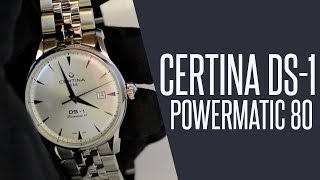 Certina DS 1 Powermatic 80 Review video [upl. by Anaigroeg4]