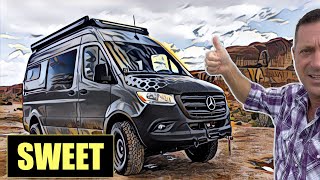 RUGGED LUXURY DELIVERED Tour Top of Line AWD Adventure Van  Seats 4 Sleeps 4 by Off Highway Van [upl. by Suehtomit498]