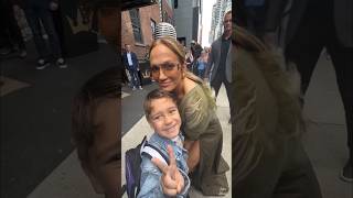 Jennifer Lopez Takes Pics With Little Fans JLo Shorts [upl. by Jt]