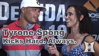 Tyrone Spong Proved Some MMA Moves Really Work In WSOF 4 Fight with Angel DeAnda [upl. by Richela]