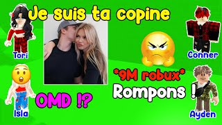 Histoire Roblox  Elle a menti et nous a trompés pour obtenir des Robux 🧋 [upl. by Thera]