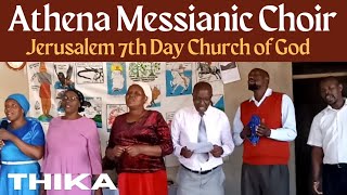 Witness the best Messianic gospel songs choir from Jerusalem 7th Day Church of God  Athena Thika [upl. by Llevel]