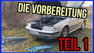 skoda octavia vorbereitung für den Kupplungs wechsel TEIL1 dsgarage [upl. by Aisined]