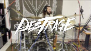 Destrage  Destroy Create Transform Sublimate Drum Cover [upl. by Airel]