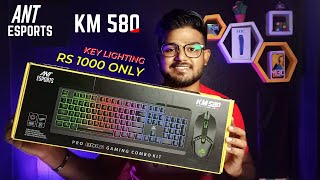 ANT Esports KM580 Gaming Combo Kit Unboxing amp Review  Best Keybord amp Mouse Combo Under 1000 [upl. by Anadroj]