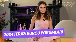 YILIN EN GELİŞİMCİSİ  2024 Yılı Terazi Burcu Yorumları  Hande Kazanova ile Astroloji [upl. by Aizirk330]