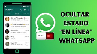 Cómo ocultar tu estado en línea en WhatsApp 📲👀🚫 [upl. by Asile]