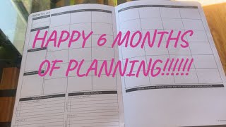 Passion Planner June Planner 6 months of planning [upl. by Colby]