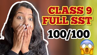 FULL SST Class 9  100 DO OR DIE QUESTIONS History Geography Civics Economics socialscience [upl. by Kashden]