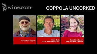 Winecom Presents Coppola Uncorked Wine Tasting amp Storytelling  Virtual Wine Tasting at Home [upl. by Eenimod]