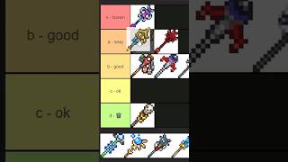 Terraria Summoner Staffs Tier List Hardmode terraria shorts [upl. by Nannoc353]